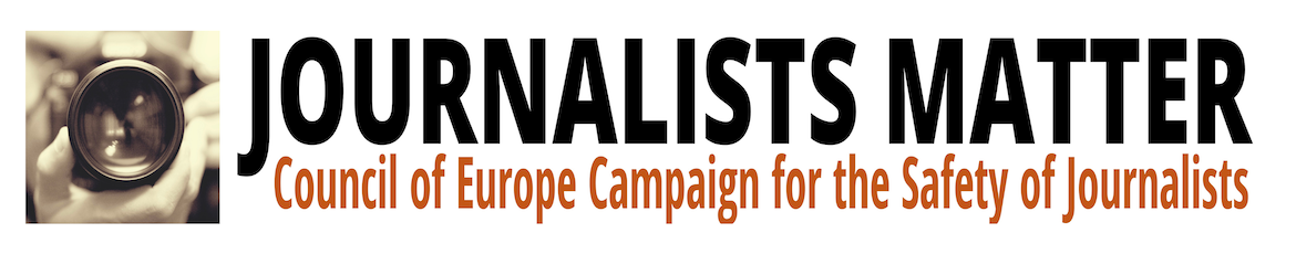 Logo of the Journalists Matter, Campaign for the safety of journalists