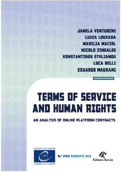 Terms of service and human rights: an analysis of online platform contracts (2016)