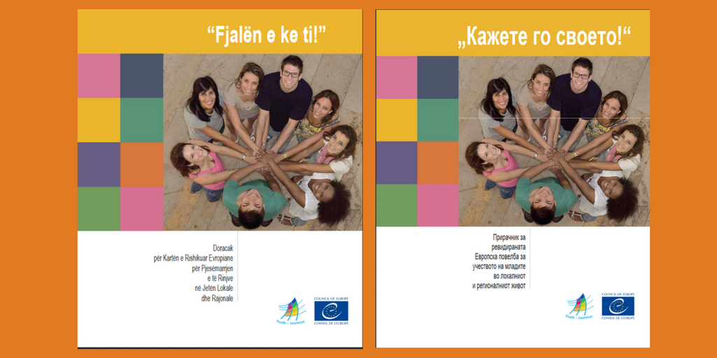 Have Your Say! manual in Albanian and Macedonian