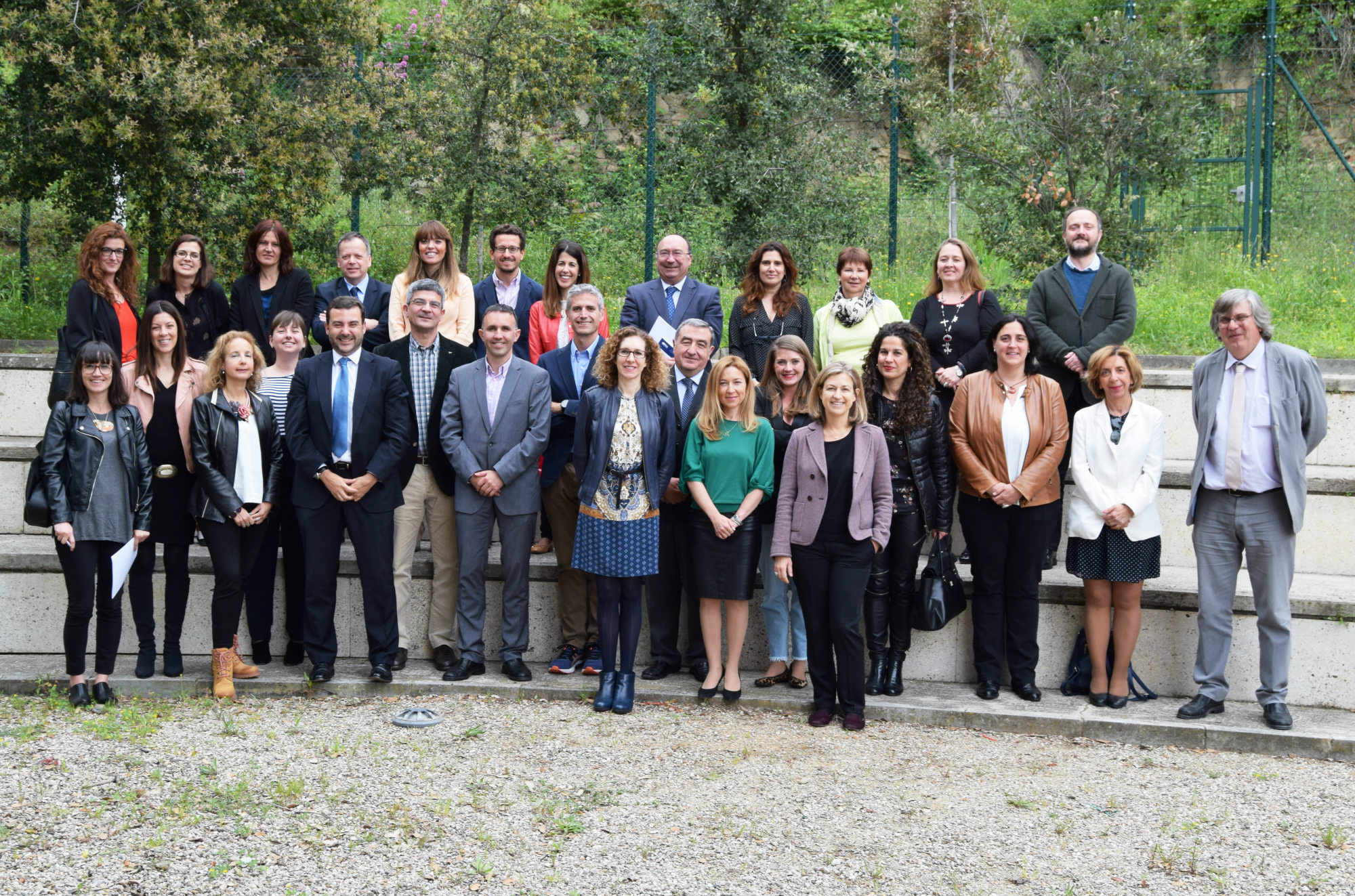 Group photo of participants from HELP/UNHCR course on ECHR and Asylum, © Spanish School of Judges