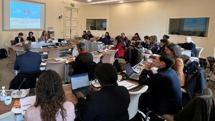 Round-table meeting on combating human trafficking in France