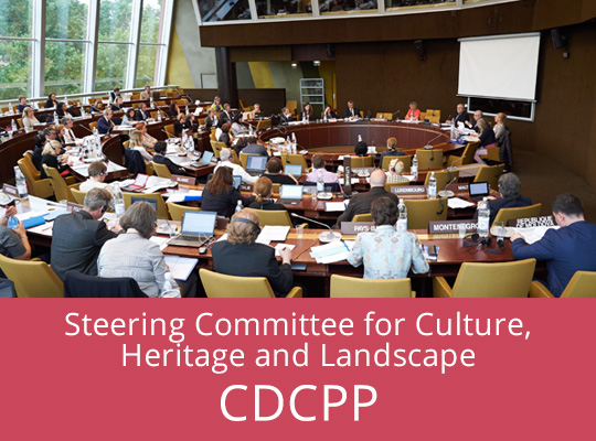 Illustration about the Steering Committee for Culture, Heritage and Landscape (CDCPP)