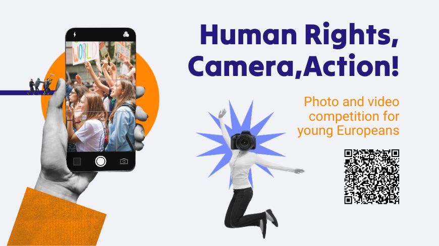 Droits humains : caméra, ça tourne ! – le Conseil de l’Europe lance un concours de photos et de vidéos pour les jeunes Européens