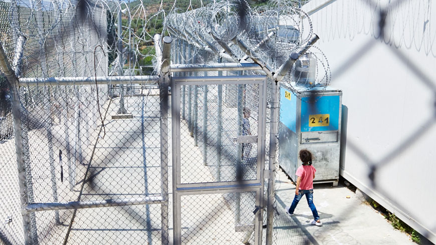Centre de détention de Moria, Grèce
