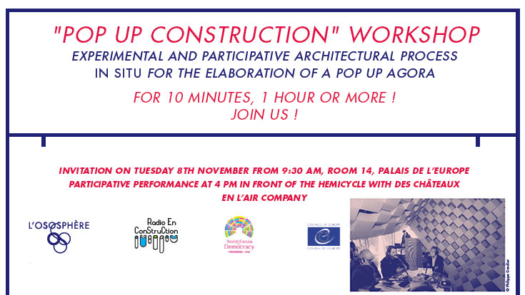 "Pop up construction" workshop