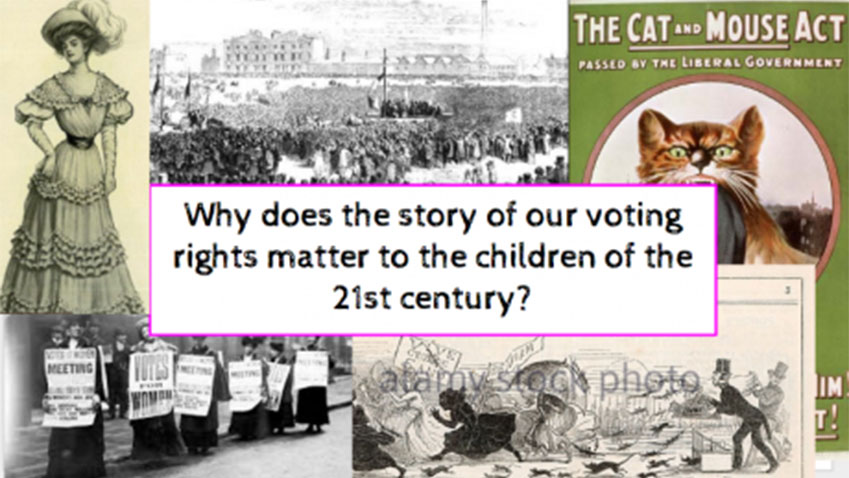 Journey to discover the history of voting rights in an east London School. Rosie Goodhart and Florence Pennant. Some rights reserved.