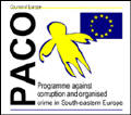 Program against corruption and organised crime in South-eastern Europe logo