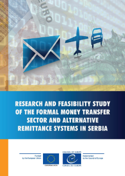 Research and feasibility study of the formal money transfer sector and alternative remittance systems in Serbia cover