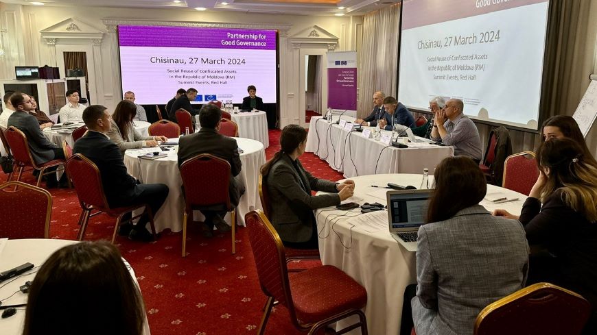 Mechanisms for social re-use of confiscated assets discussed with the national authorities in the Republic of Moldova