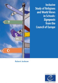 Cover of the publication "Inclusive Study of Religions and World Views in School: Signposts from the Council of Europe"