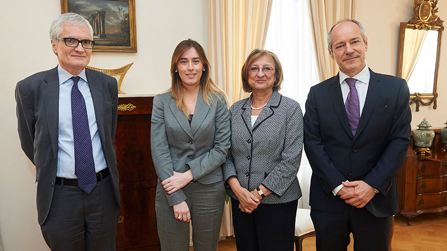 La Secrétaire Générale adjointe rencontre la ministre italienne Mme Boschi