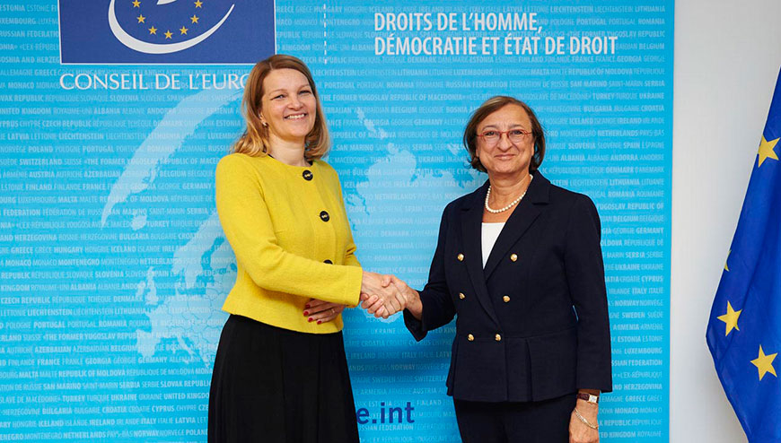 Gabriella Battaini-Dragoni rencontre la Secrétaire Générale adjointe de l’OCDE