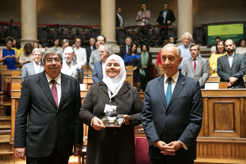 Mbarka Brahmi, Tunisian MP and laureate of the North-South Prize 2016