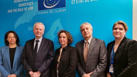 Visit of the Prosecutor General at the French Court of Cassation to the CEPEJ Secretariat
