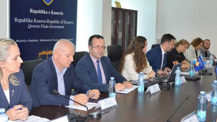La collecte des données statistiques selon la méthodologie de la CEPEJ au cœur d’une réunion au Kosovo*