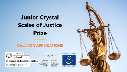 Launch of the "Junior Crystal Scales of Justice" Prize - Master of Law students, join and take part in an international competition!