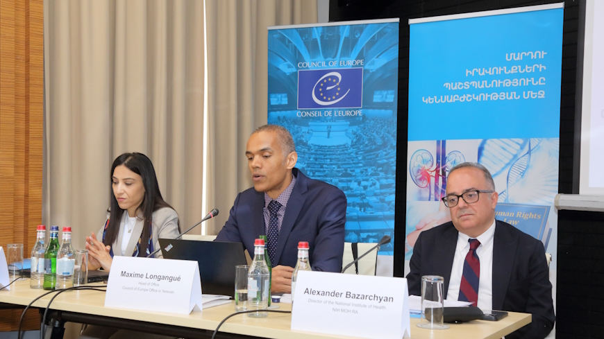 The Council of Europe launches a series of capacity-building sessions for healthcare professionals from the Karabakh region