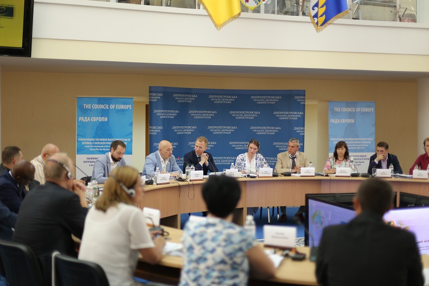 The Regional Forum “Human Rights of Internally Displaced Persons: National and Regional Responses” hosted by the Dnipropetrovsk Regional State Administration was successfully held in Dnipro on 14 and 15 July 2016