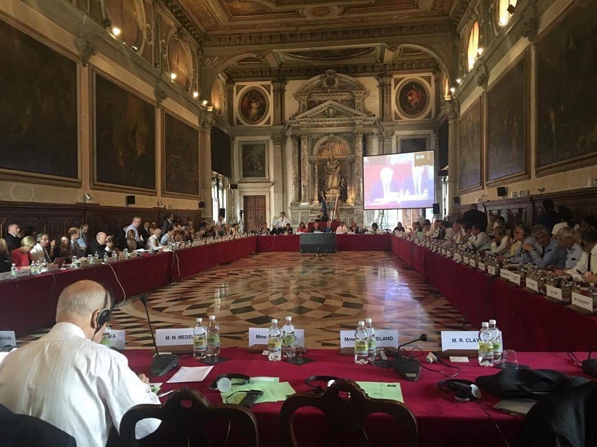 15-17 червня делегація українських парламентарів відвідала Венецію та взяла участь у 111-ій пленарній сесії Венеціанської комісії Ради Європи (Європейська Комісія «За демократію через право»)