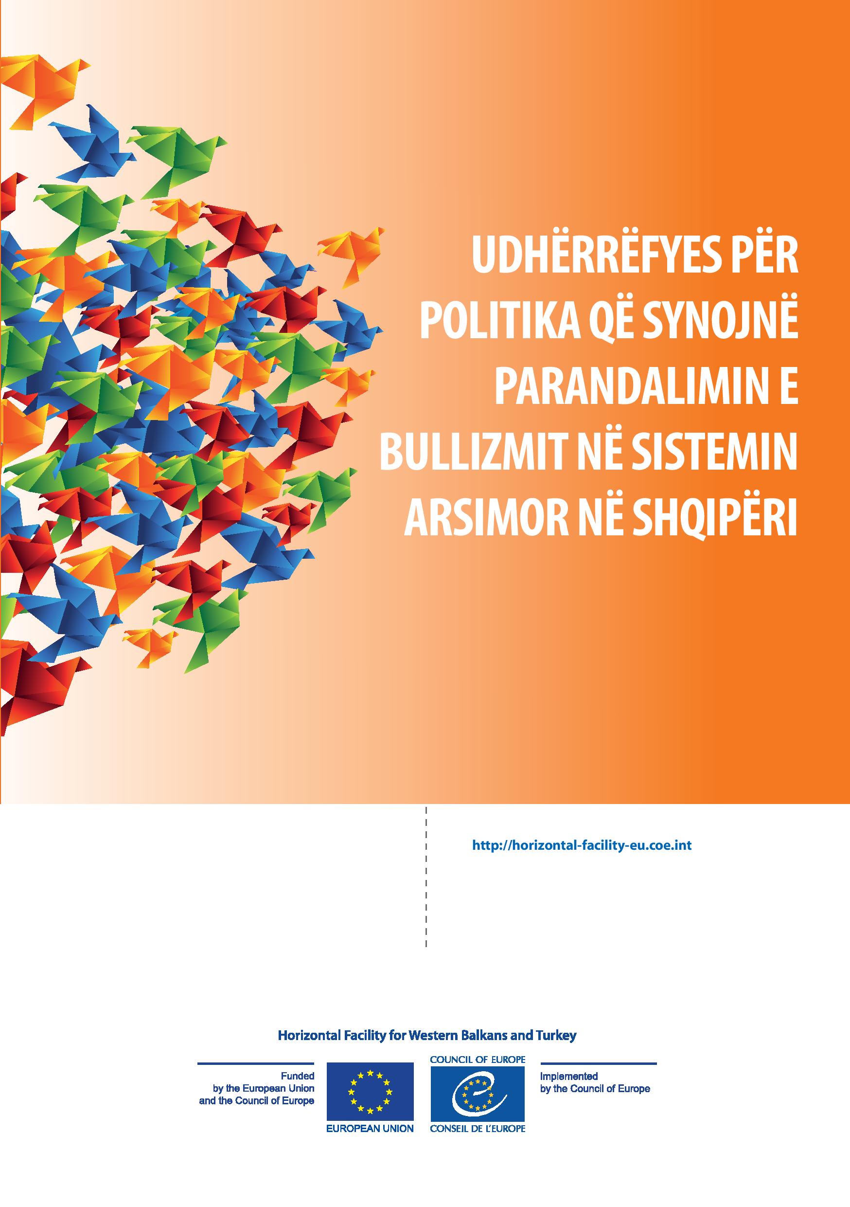 Udhërrëfyes për politika që synojnë parandalimin e bullizmit në sistemin arsimor në Shqipëri