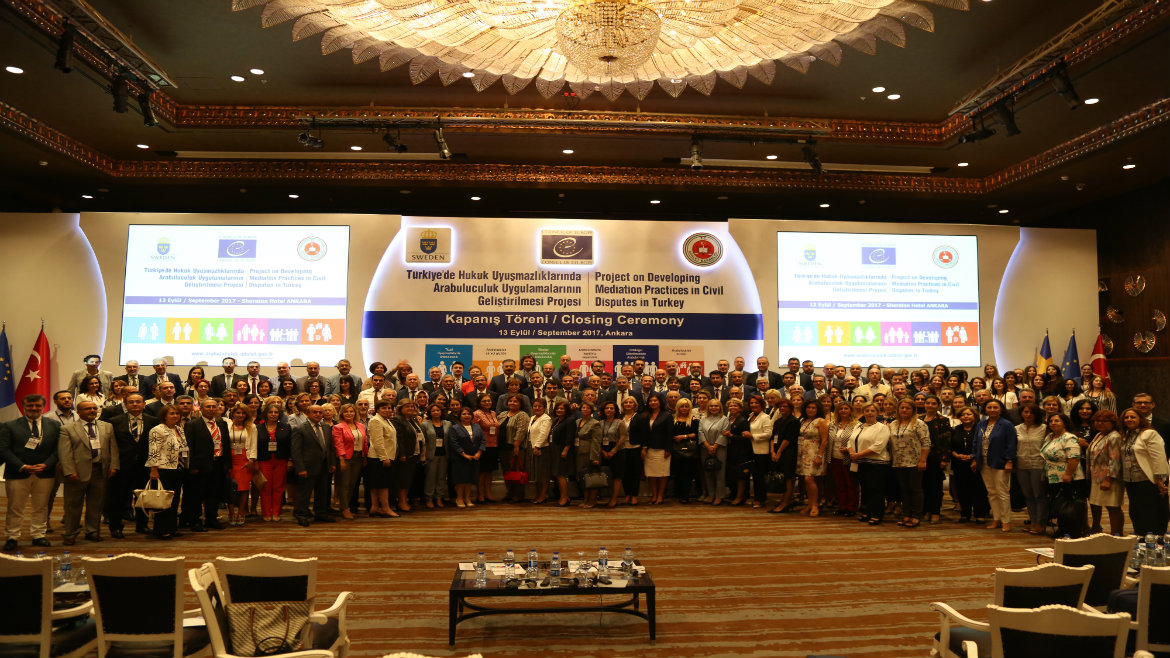 Closing Event of the Project on Developing Mediation Practices in Civil Disputes in Turkey