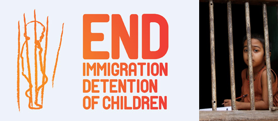 Campagne pour mettre fin à la rétention d'enfants migrants