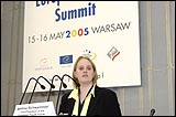 Bettina Schwarzmayr, vice-présidente du Forum européen de la Jeunesse 