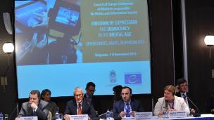 Conferenza dei Ministri a Belgrado: libertà d’espressione e di Internet in Europa. Conferenza dei Ministri a Belgrado: libertà d’espressione e di Internet in Europa.