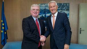 Generalsekretär trifft irischen Tánaiste Generalsekretär trifft irischen Tánaiste