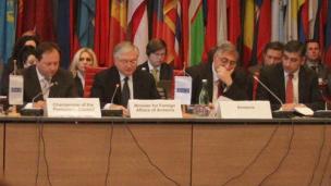 Chairman of Committee of Ministers presents priorities of Armenian Chairmanship at OSCE Chairman of Committee of Ministers presents priorities of Armenian Chairmanship at OSCE