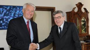 Thorbj&oslash;rn Jagland and Vincenzo Scotti