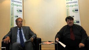 Ларс O Moлин, председатель Комитета по мониторингу Конгресса и Кейт Уитмор, председатель Конгресса