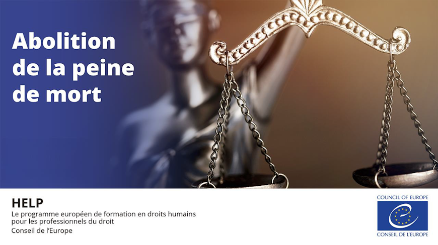 Nouveau module HELP sur l’abolition de la peine de mort
