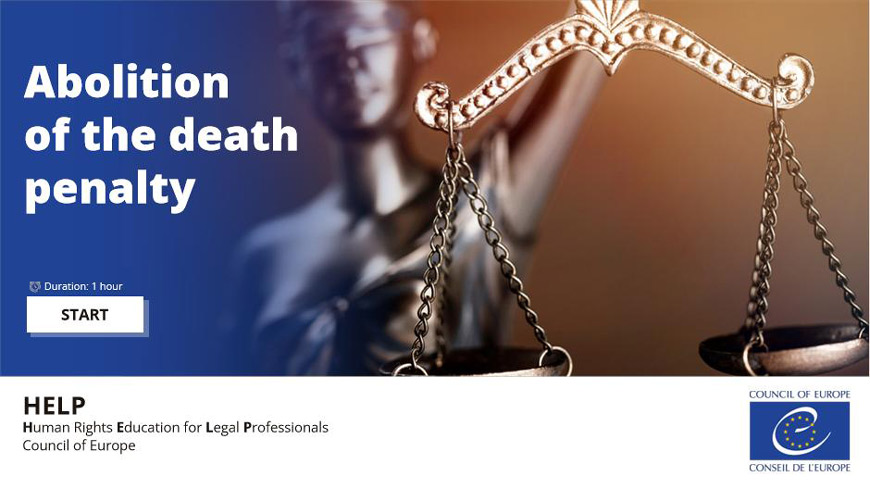 Le module HELP sur l’abolition de la peine de mort est à présent disponible en anglais