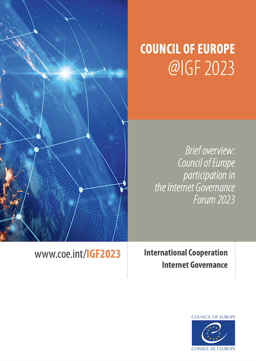 COUNCIL OF EUROPE @IGF 2023