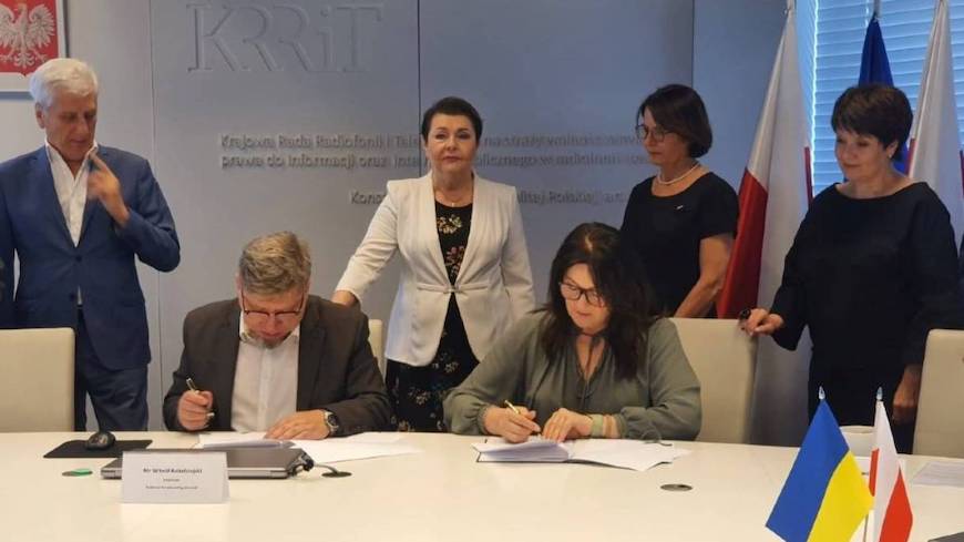 L'Ukraine et la Pologne ont signé un mémorandum sur la coopération dans le domaine de la réglementation de la radiodiffusion