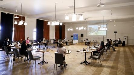Atelier sur "la liberté d'expression et les services audiovisuels" organisé pour le personnel du Parlement de Géorgie