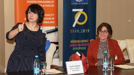 Raising awareness activities on gender equality and media continue in the regions of Azerbaijan