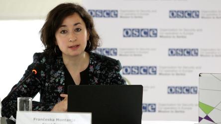 Normes du Conseil de l'Europe et jurisprudence de la Cour européenne des droits de l'homme dans le domaine de la sécurité des journalistes et des autres acteurs des médias, présentés lors de la formation de l'OSCE à l'intention des procureurs et policiers serbes.
