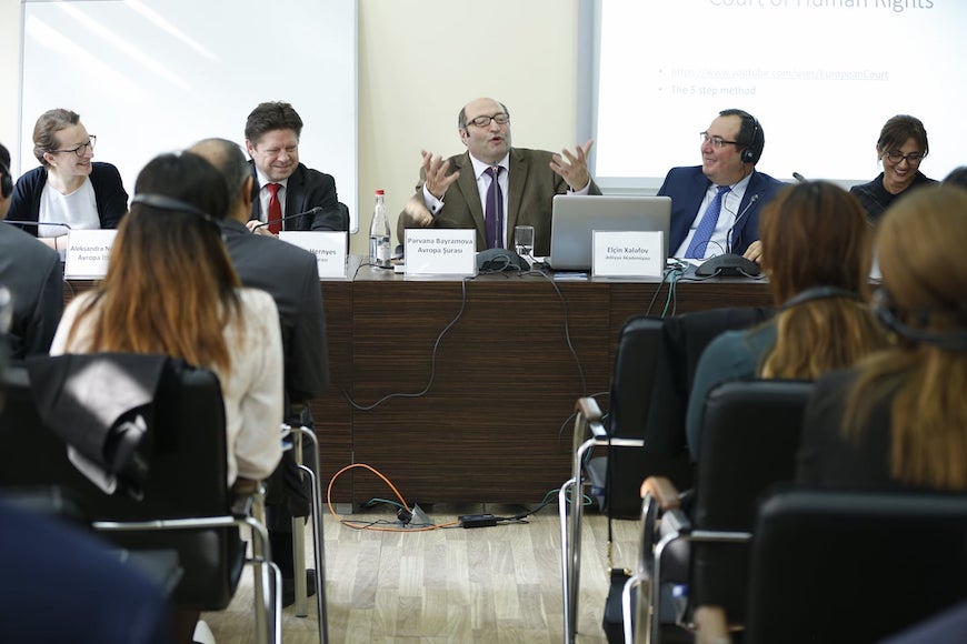 Azerbaijani judge candidates trained on Council of Europe standards on freedom of expression