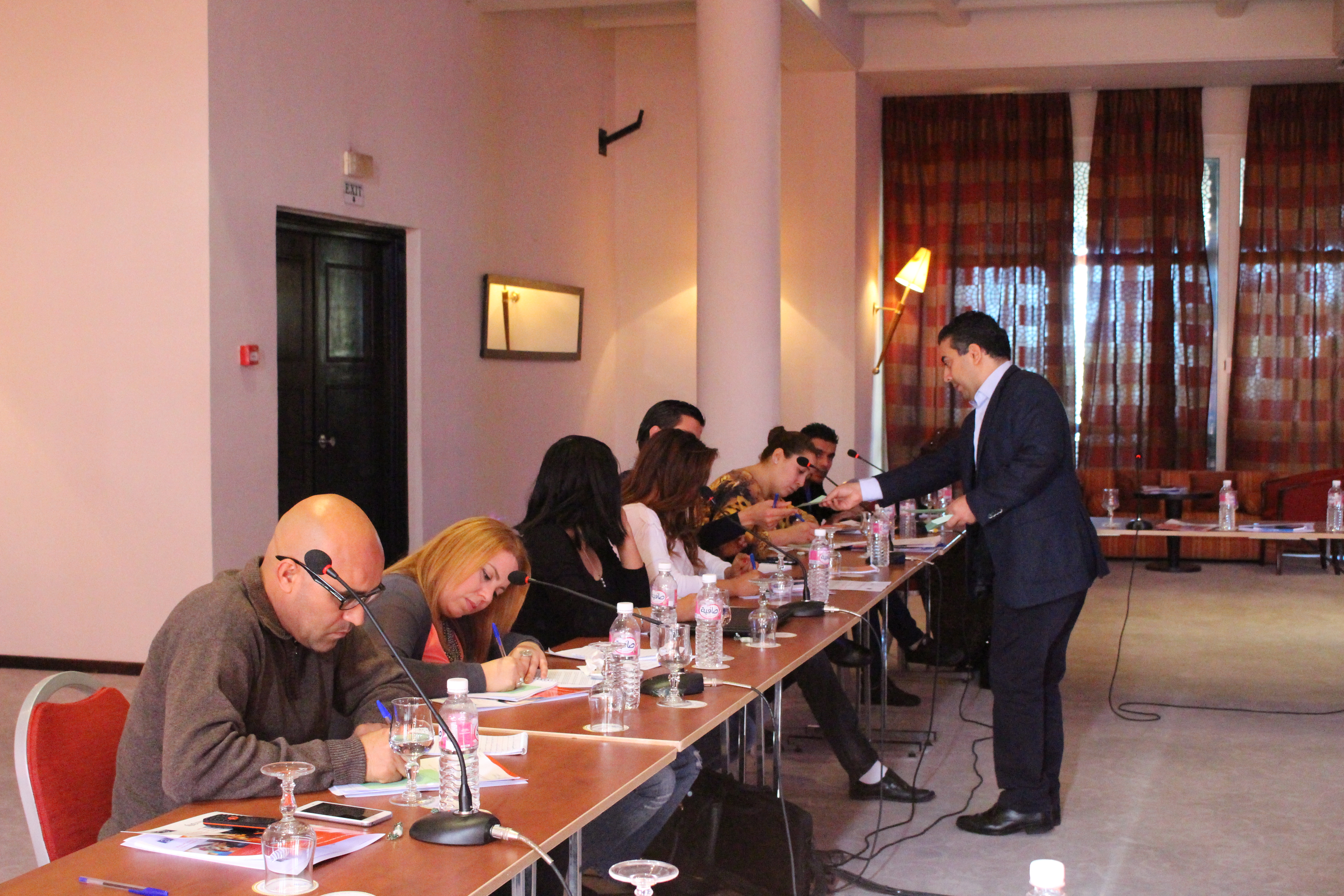 training session for journalists on media coverage of terrorism held in Tunisia 