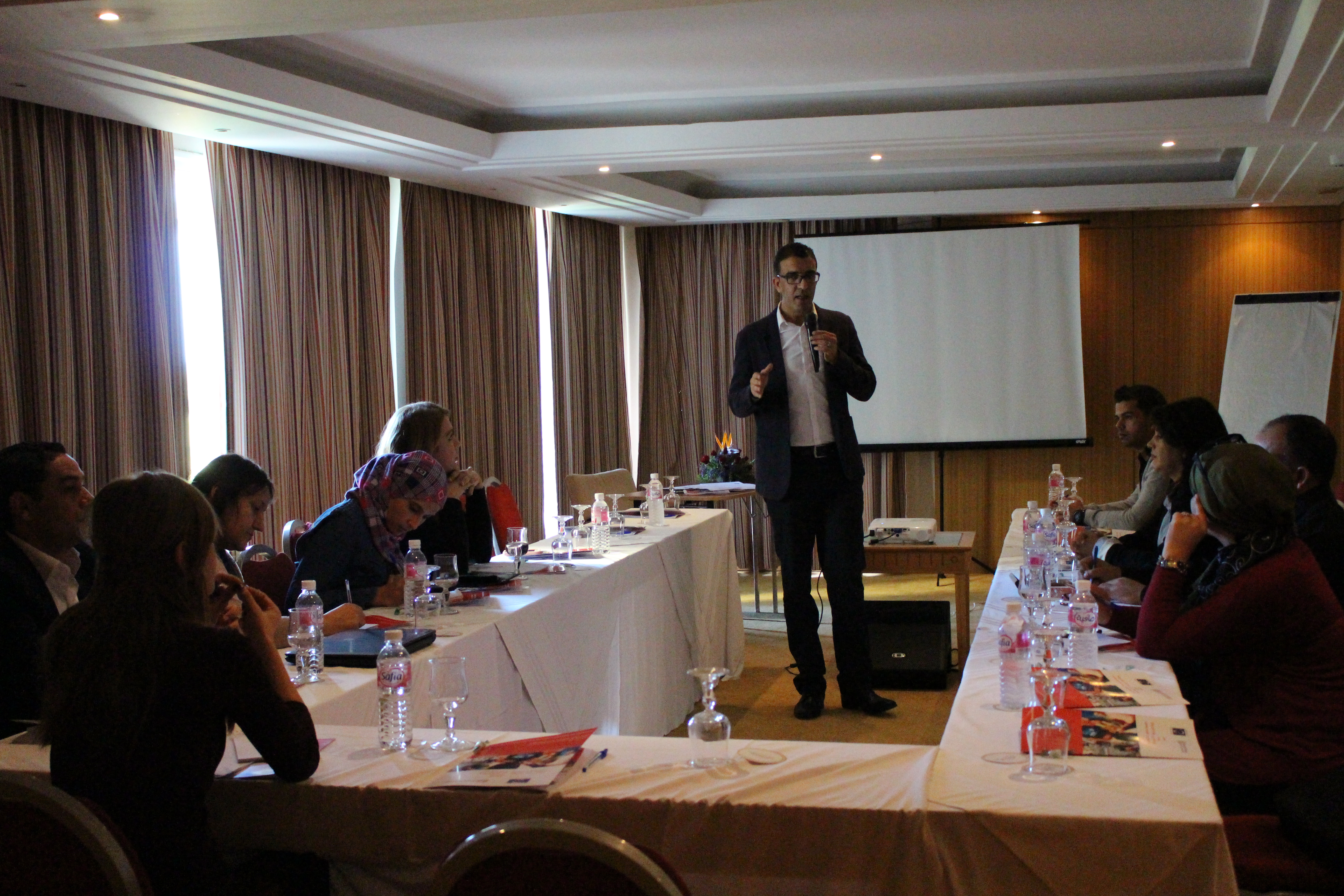 training session for journalists on media coverage of terrorism held in Tunisia 
