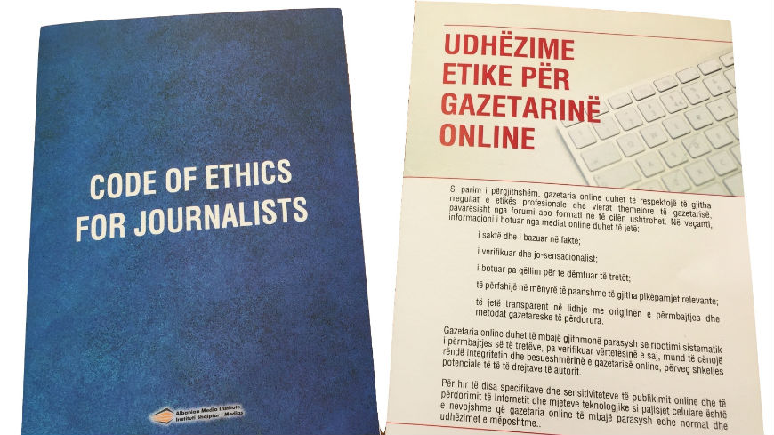 Le code d’éthique journalistique albanais révisé pour refléter les défis du temps présent