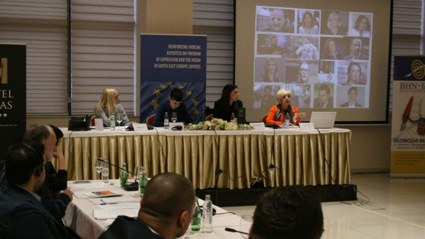 Séminaire interprofessionnel sur la protection des journalistes et la liberté d'expression à travers un système judiciaire efficace à Mostar