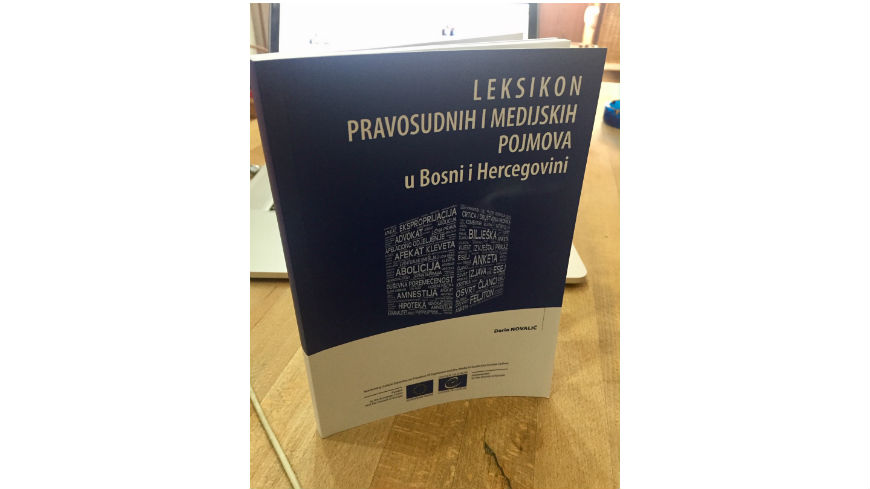 Promotion of Lexicon of Judiciary and Media Terms in Bosnia and Herzegovina