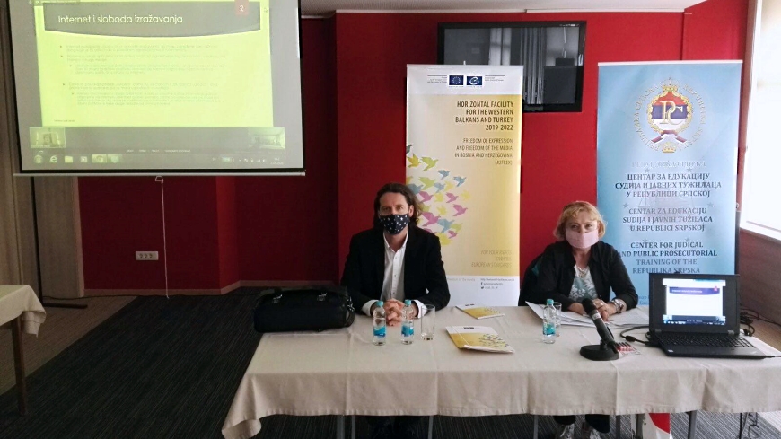 Cascade training on defamation for judges and prosecutors of Federation of Bosnia and Herzegovina