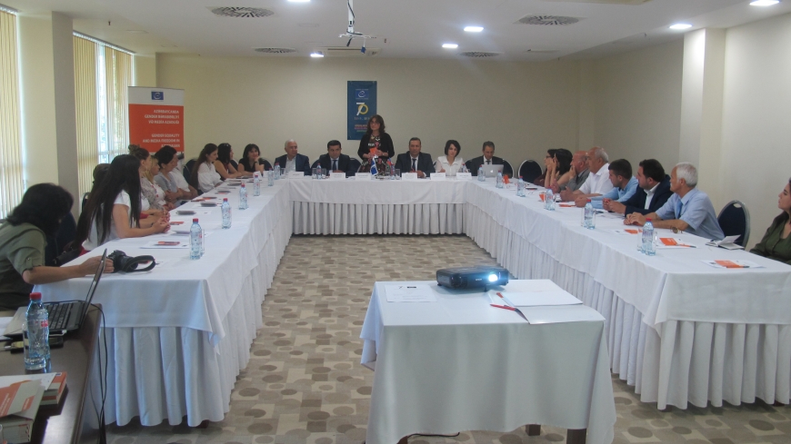 Le Conseil de l'Europe réunit des journalistes de la région d'Aran d’Azerbaïdjan à Mingachevir