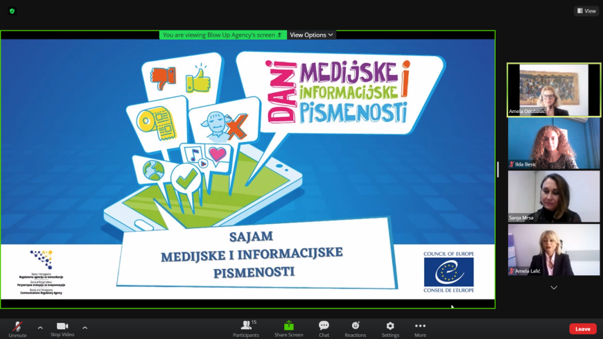 Salon de l'éducation aux médias et à l'information en Bosnie-Herzégovine