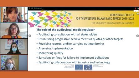 Online training on “Accessibility of media content for people with disabilities in light of the revised European Union Audiovisual Media Services Directive (AVMSD)”