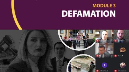 Formation de deux jours sur la diffamation avec des avocats- JUFREX Kosovo*.